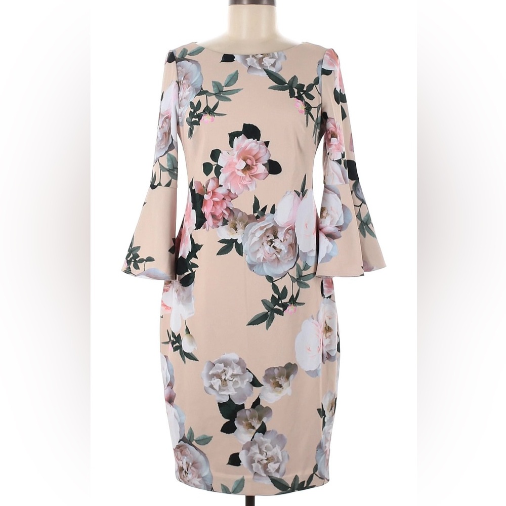 Calvin Klein Baby Pink Floral Dress